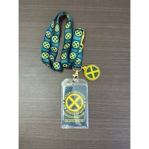 Loungefly Marvel X-Men Xavier's Institute Logo Allover Print Lanyard
